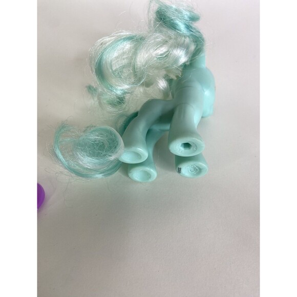 My Little Pony Lyra Heartstrings G4 MLP FIM Brushable Figure Toy With Brush - Picture 5 of 8